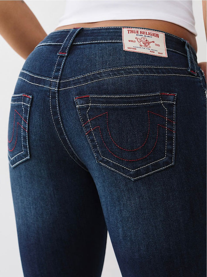 True Religion Becca Mid Rise Big T Bootcut Jean