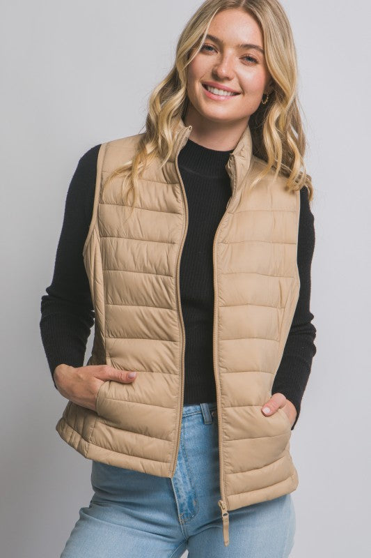 Lightweight Down Packable Puffer Vest