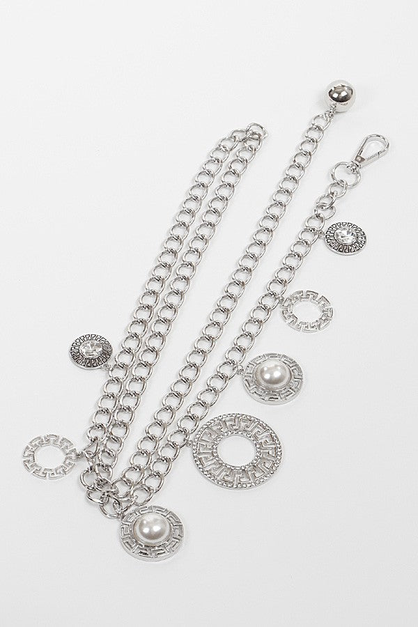 Luxury Greek Charm Chain Belt