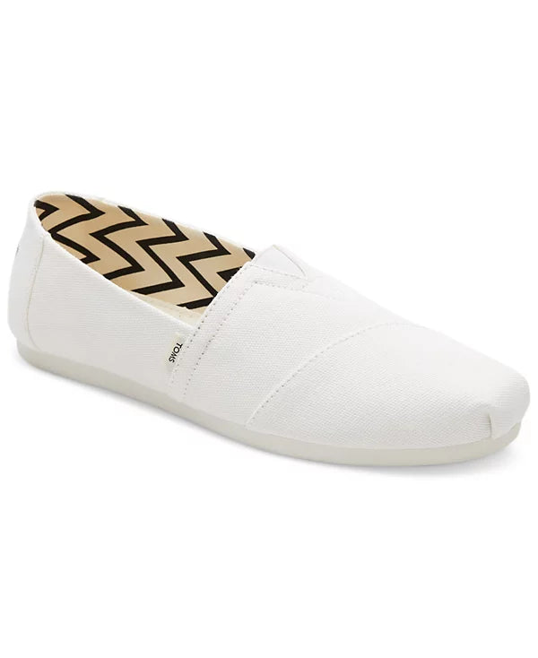 TOMS Alpargata Slip-On Flats - White