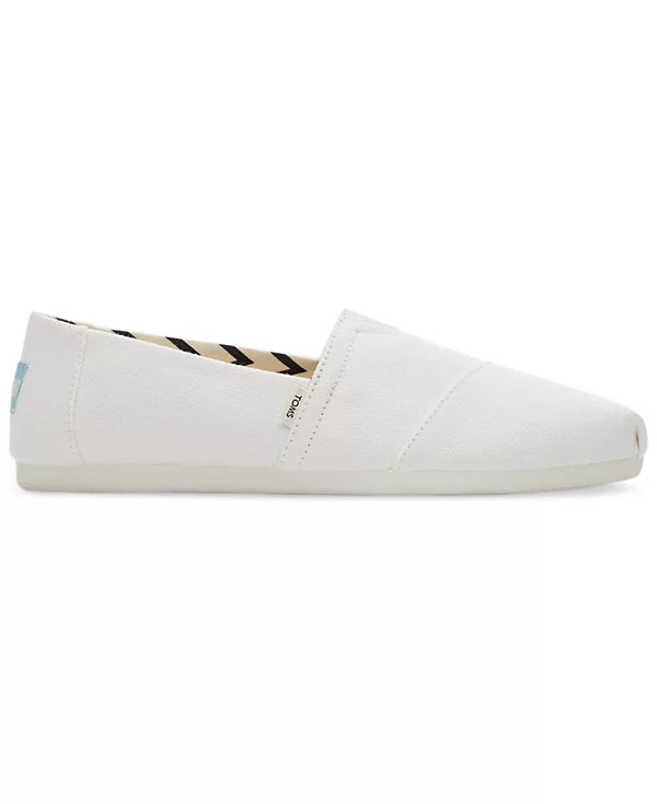 TOMS Alpargata Slip-On Flats - White