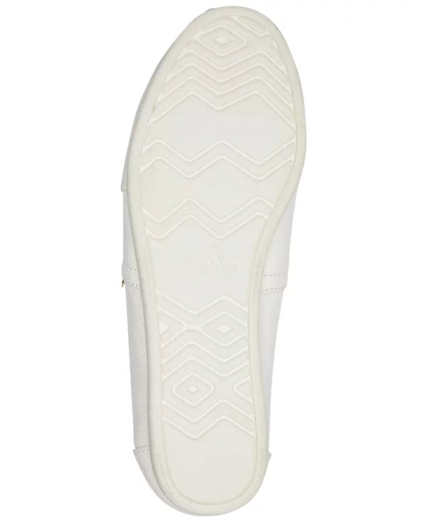 TOMS Alpargata Slip-On Flats - White