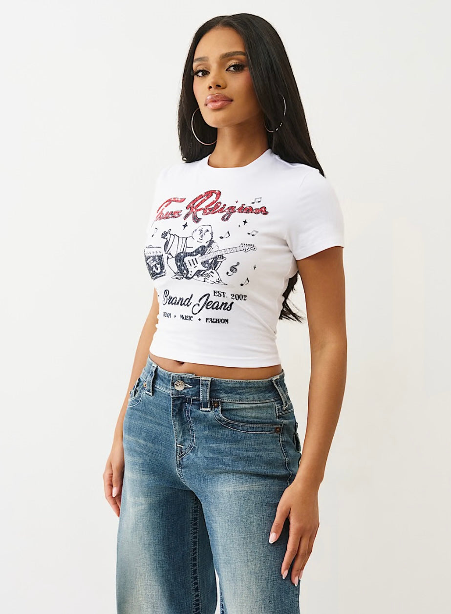 CRYSTAL BUDDHA BABY TEE