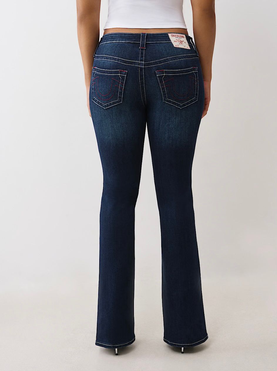 True Religion Becca Mid Rise Big T Bootcut Jean