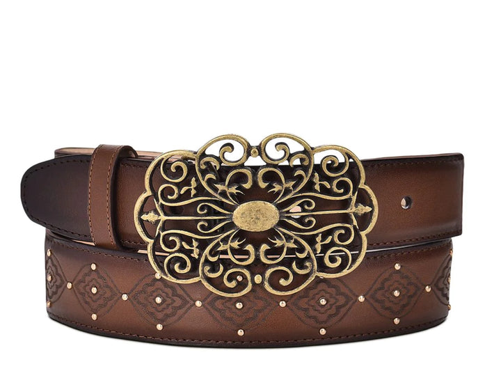 LD HONEY LASER & STUDS BELT