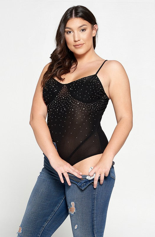 Rhinestone Bodysuit