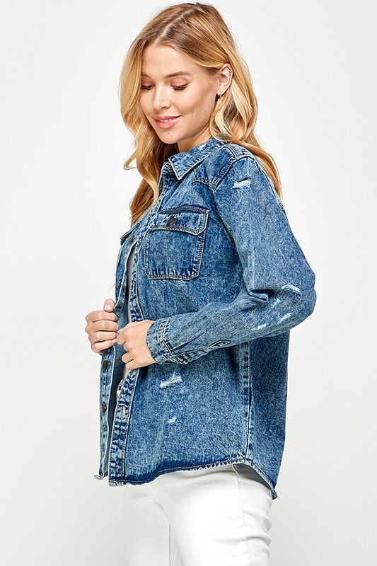 Women's Denim Shirt