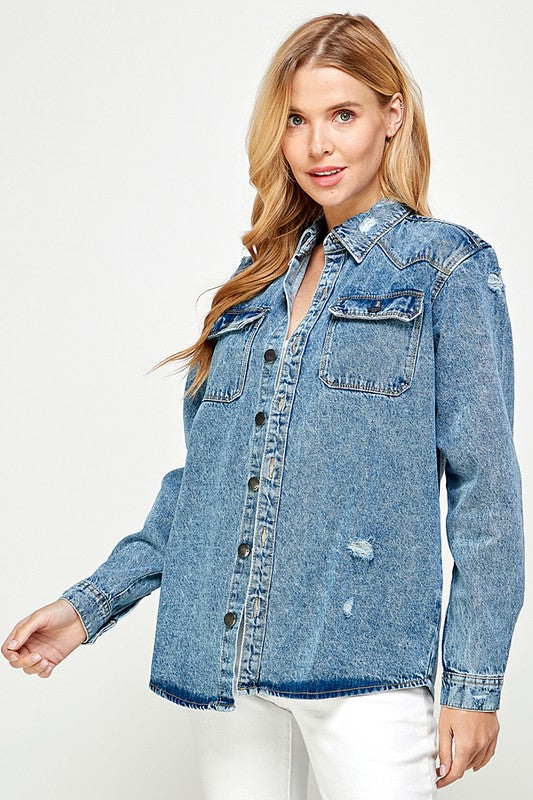 Women's Denim Shirt