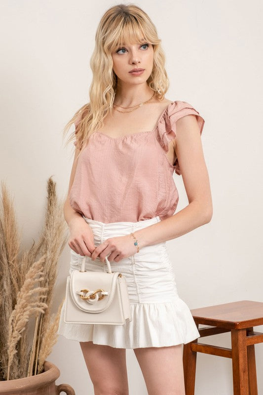 SWEETHEART NECKLINE TOP