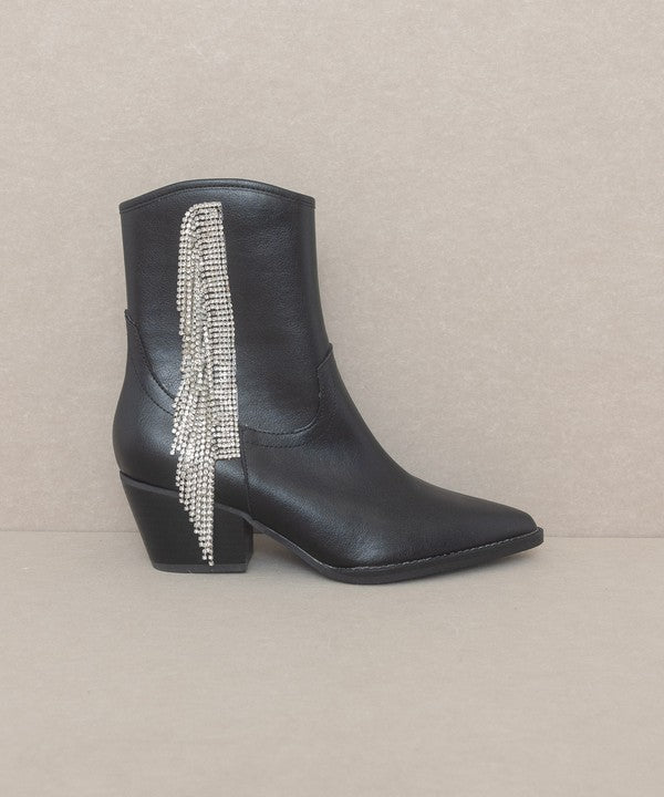 RHINSTONE FRINGE COWGIRL BOOT