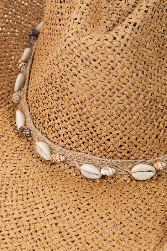 Straw Weave Rope Strap Hat