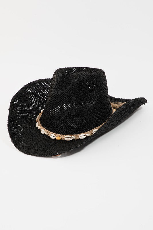 Straw Weave Rope Strap Hat