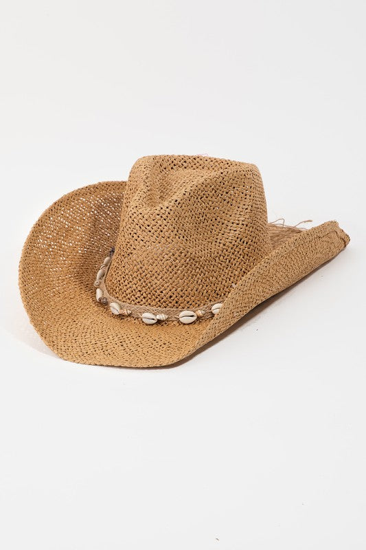 Straw Weave Rope Strap Hat