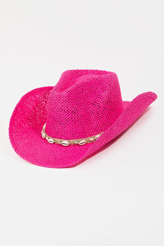 Straw Weave Rope Strap Hat